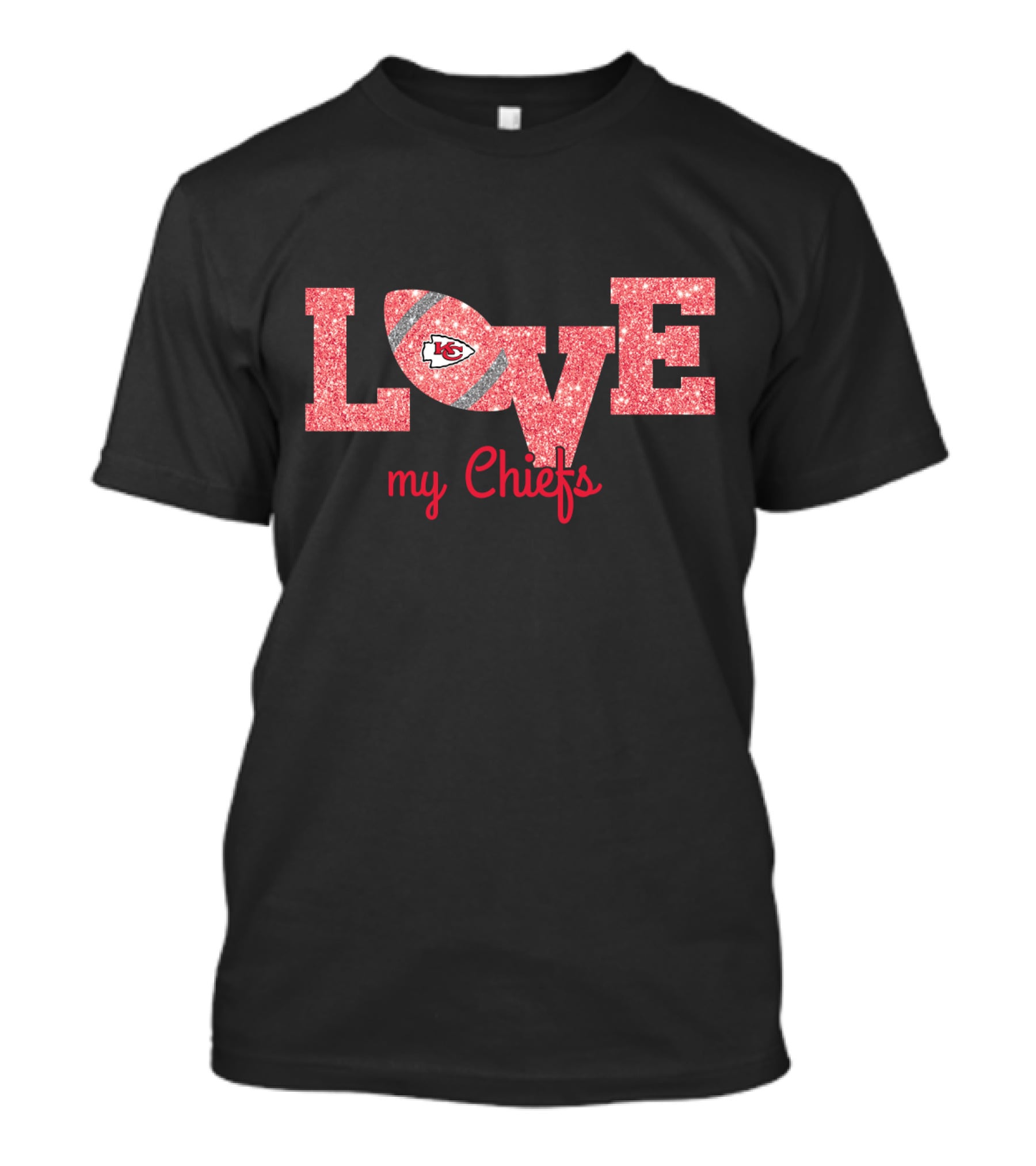 Love My Chiefs Kansas City Chiefs Football Fan Pride T-Shirt