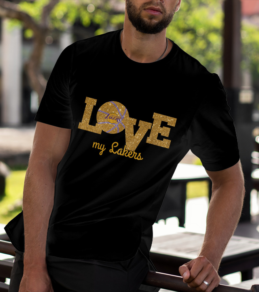 Love My Lakers Los Angeles Fans T-Shirt
