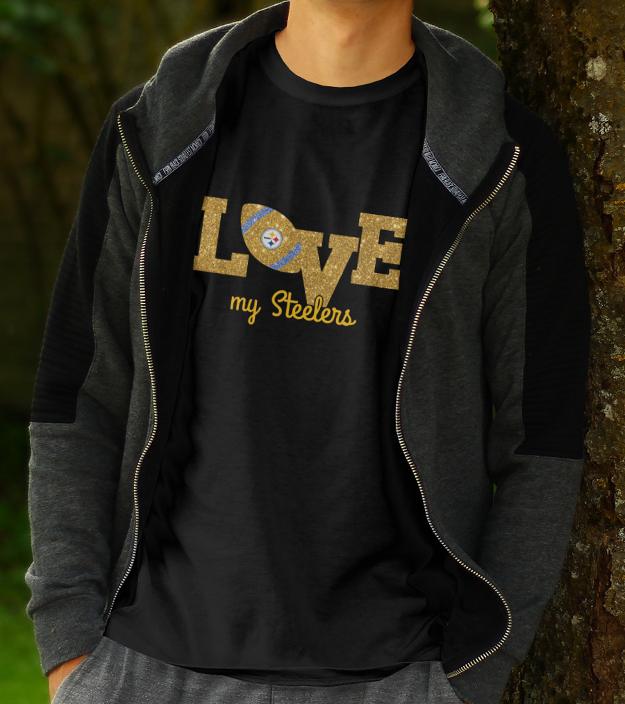 Love My Steelers Football Fan T-Shirt