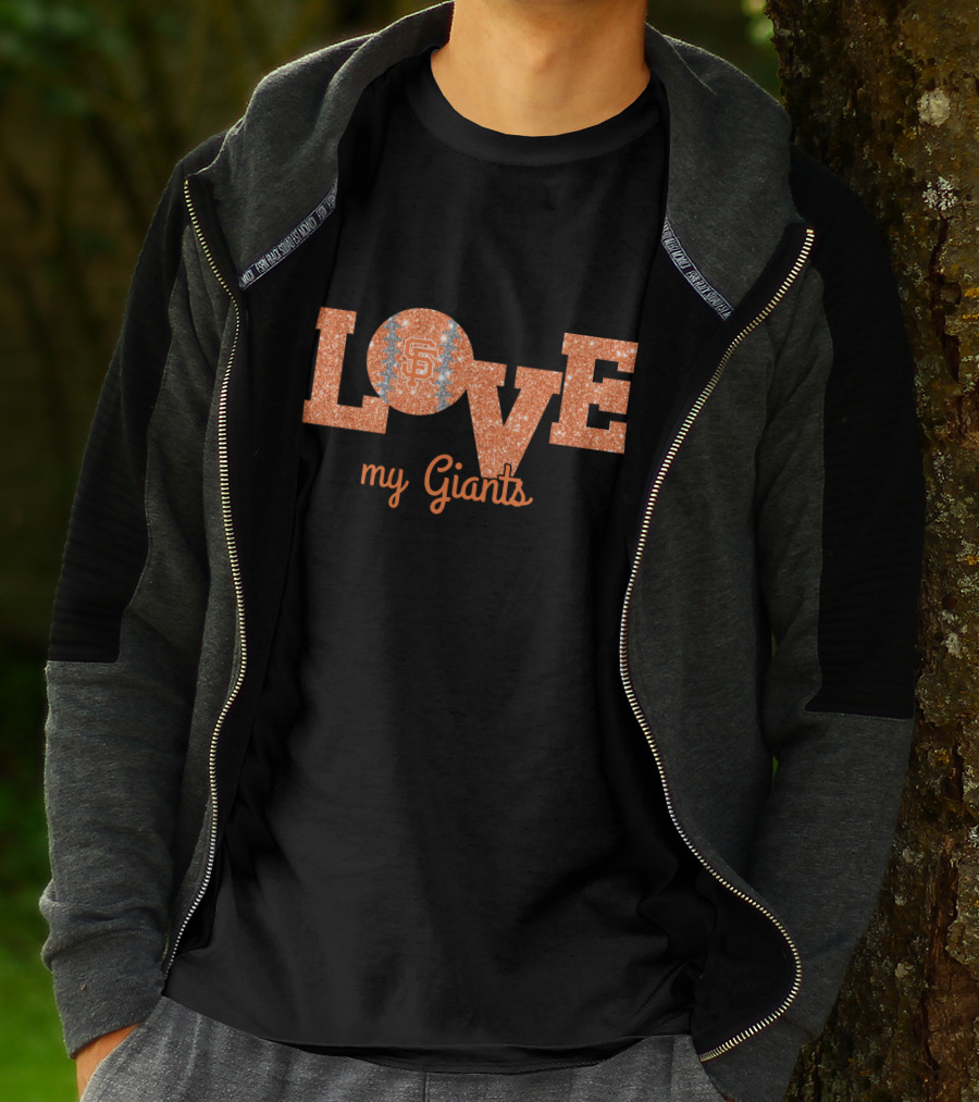 My Giants Glitter Love San Francisco Baseball Fans T-Shirt