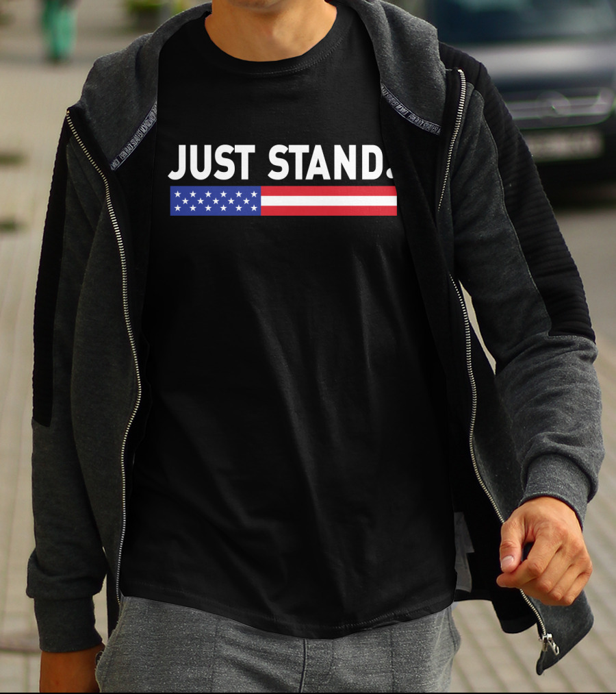 Just Stand American Flag T-Shirt