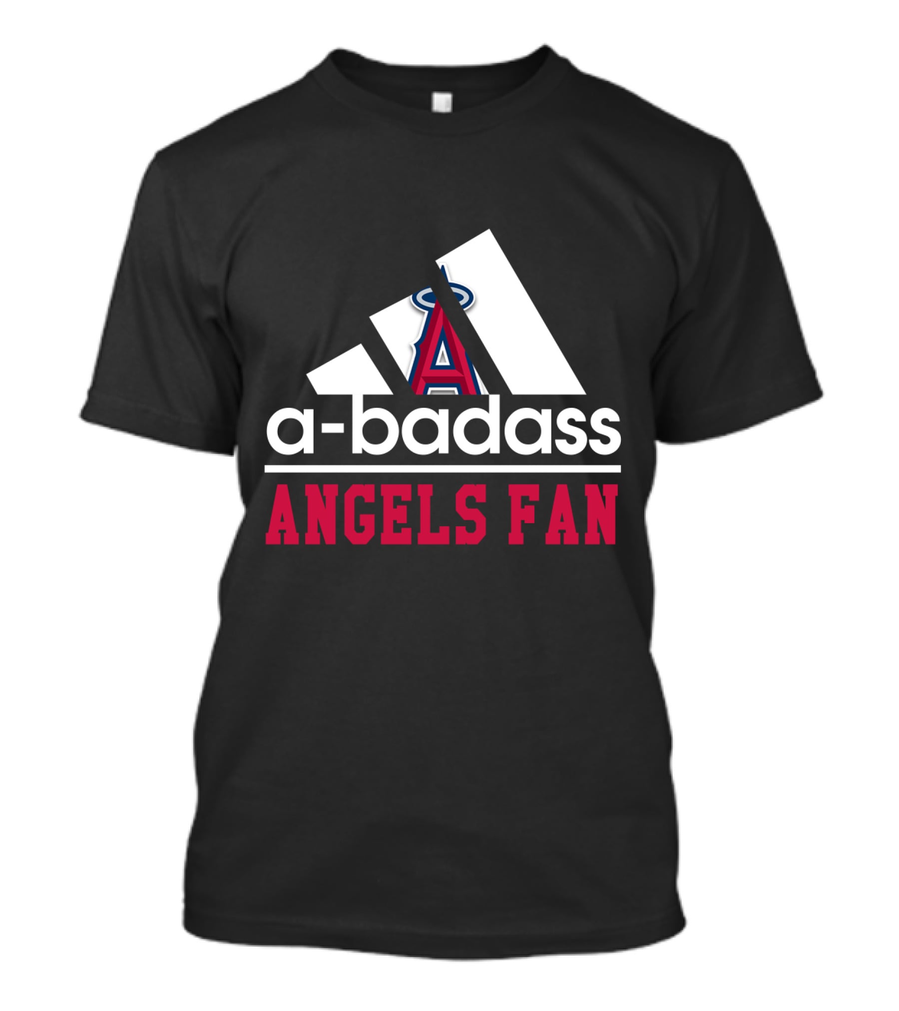 Los Angeles Angels A-Badass Angels Fan T-Shirt