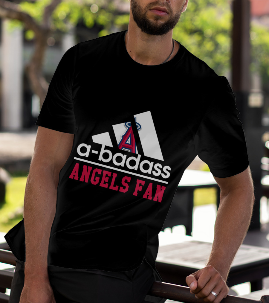Los Angeles Angels A-Badass Angels Fan T-Shirt