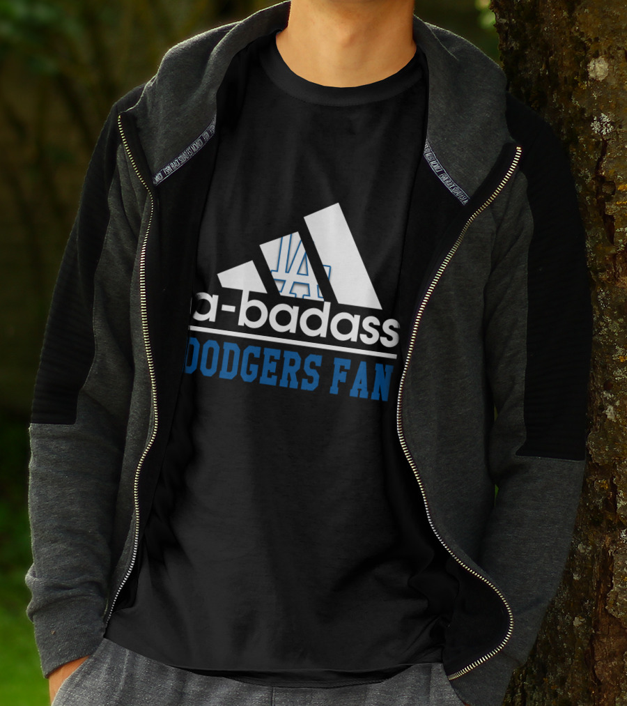 A-Badass Los Angeles Dodgers Fan Cool T-Shirt