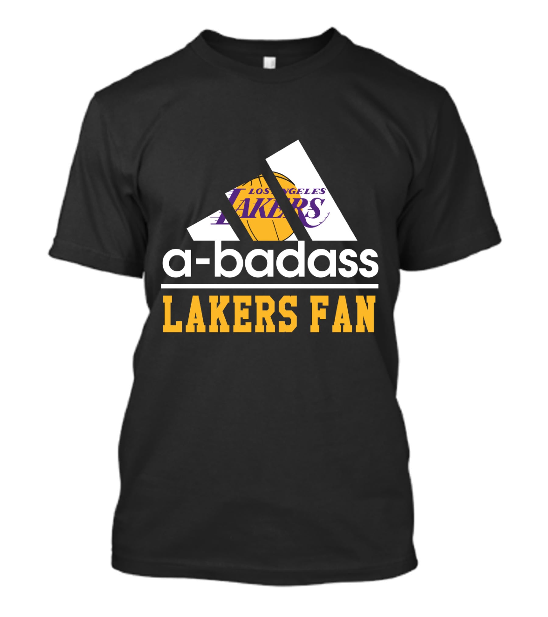 Los Angeles Lakers A-Badass Lakers Fan T-Shirt