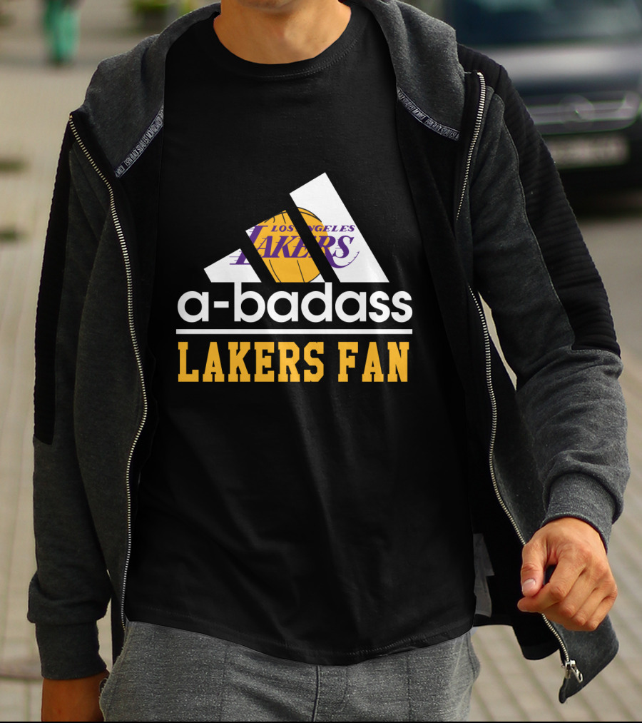 Los Angeles Lakers A-Badass Lakers Fan T-Shirt