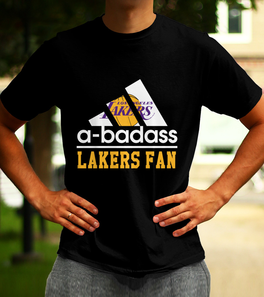Los Angeles Lakers A-Badass Lakers Fan T-Shirt