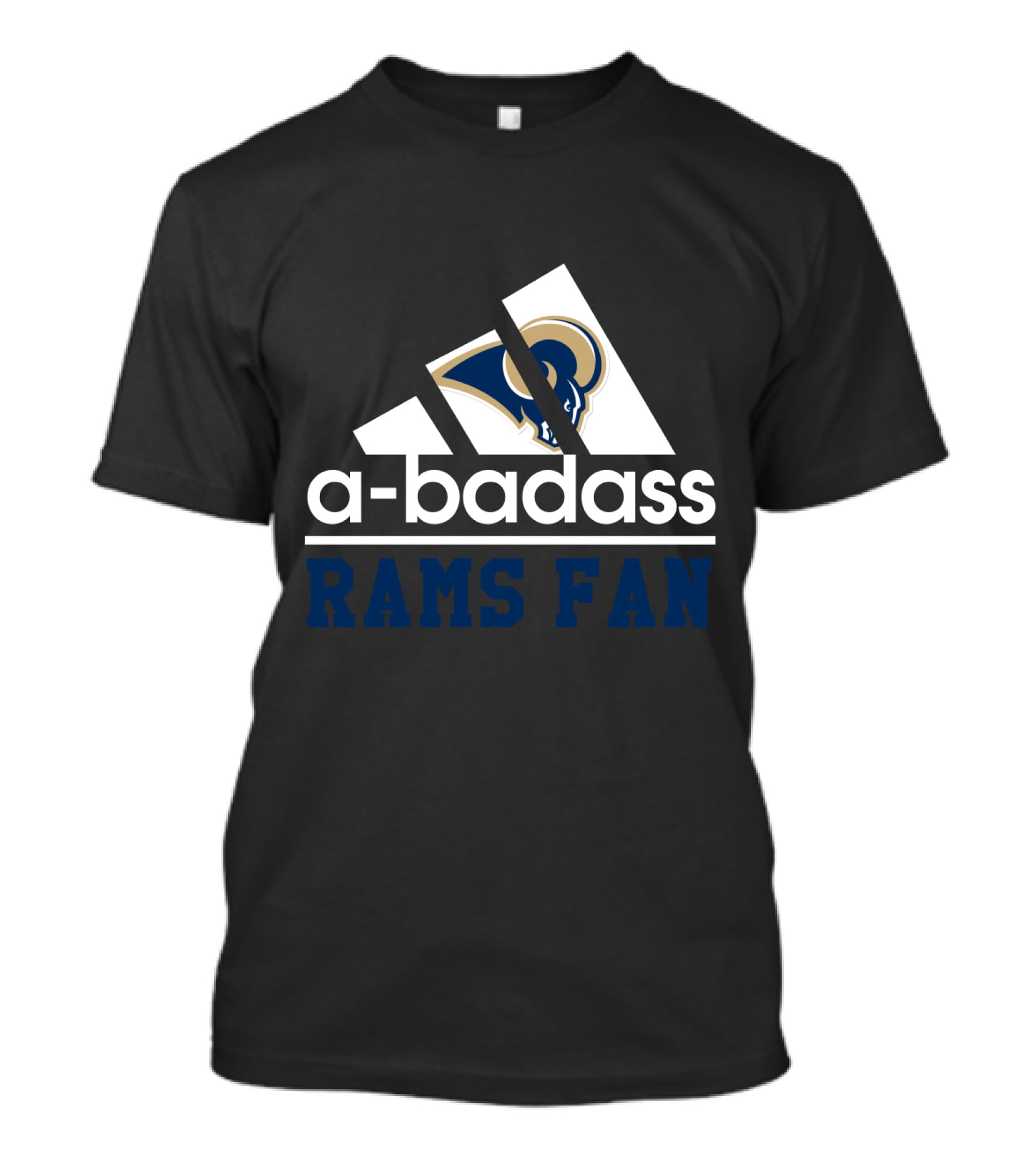 A-Badass Rams Fan Los Angeles Rams Cool For Fans T-Shirt