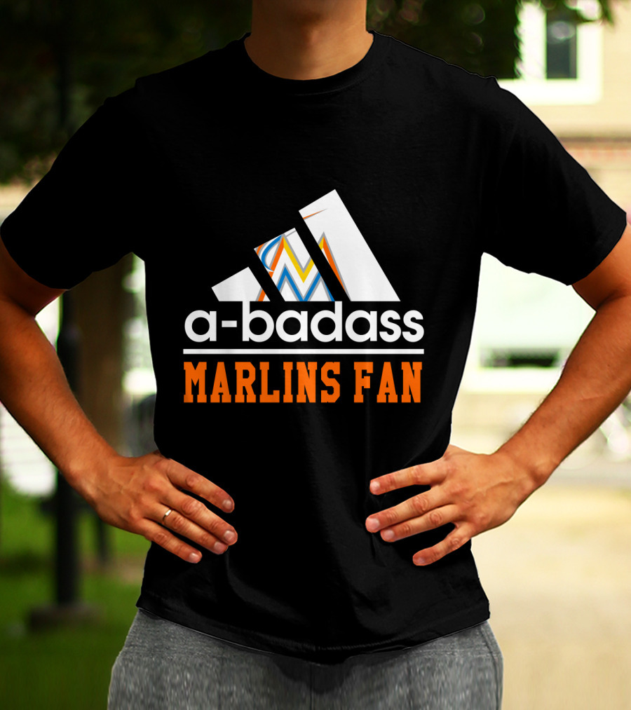 Miami Marlins Fan A-Badass T-Shirt