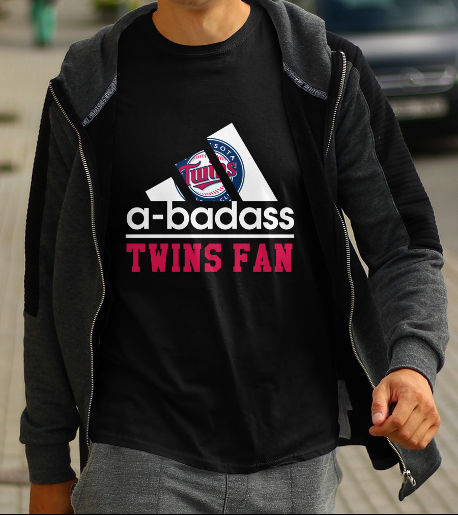 A-Badass Minnesota Twins Fan Twins Baseball Club Twins Fan T-Shirt