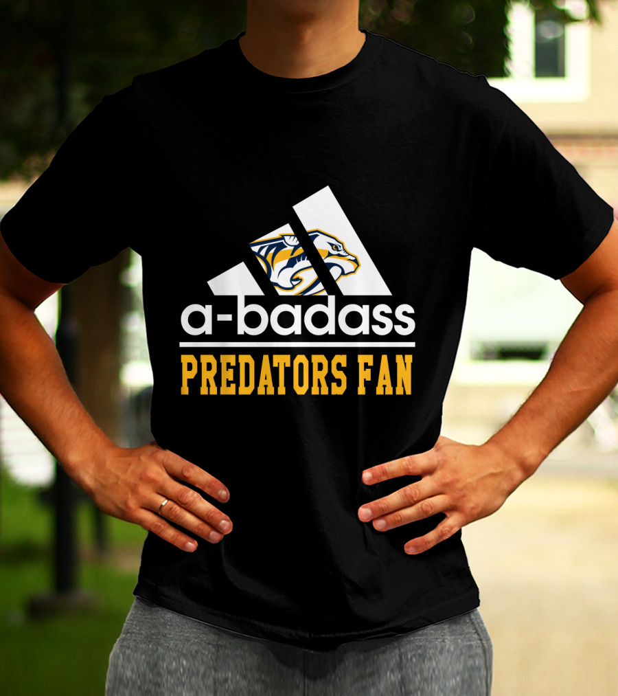 A-Badass Predators Fan Nashville Predators T-Shirt