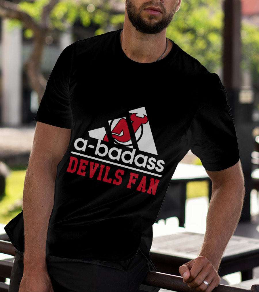 A-Badass Devils Fan New Jersey Devils T-Shirt
