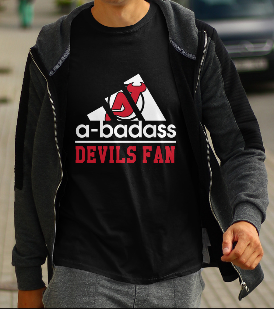 A-Badass Devils Fan New Jersey Devils T-Shirt
