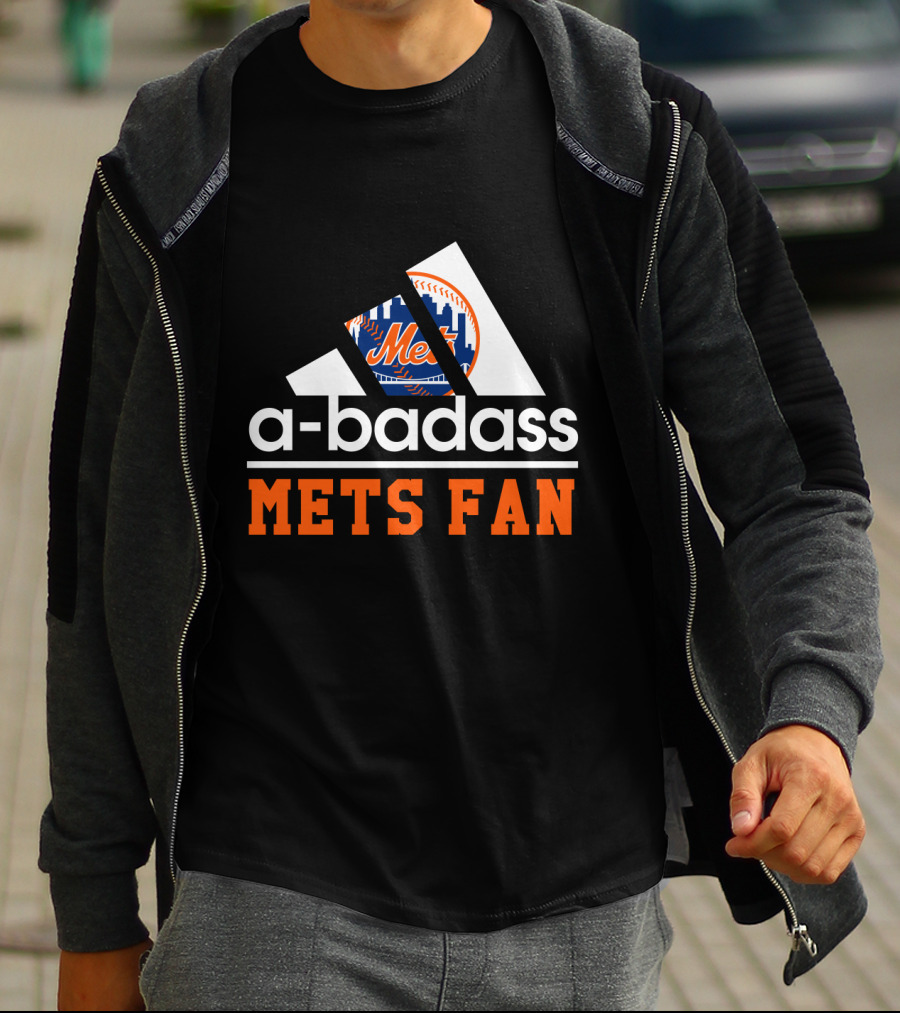 A-Badass Mets Fan New York Mets T-Shirt