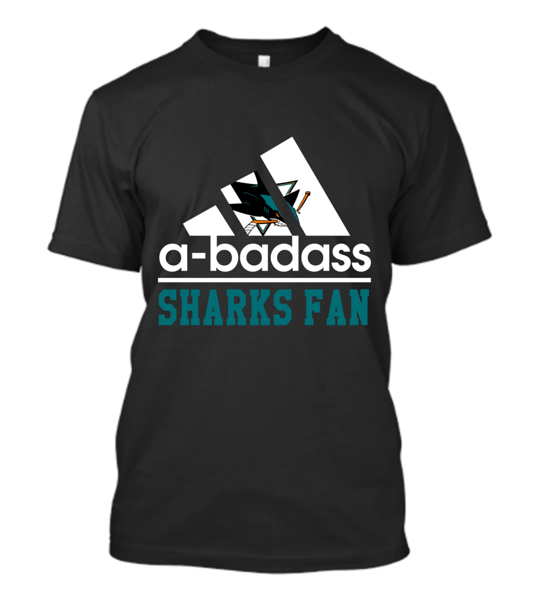 A-Badass Sharks Fan San Jose Sharks T-Shirt