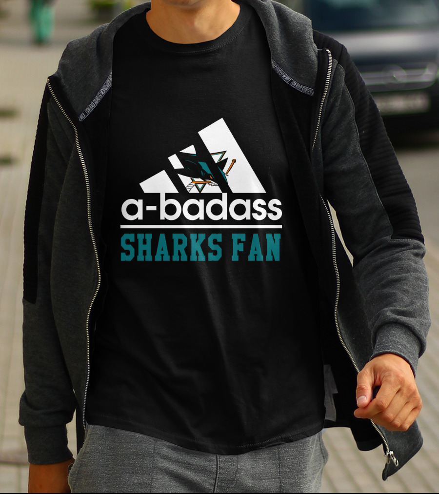 A-Badass Sharks Fan San Jose Sharks T-Shirt