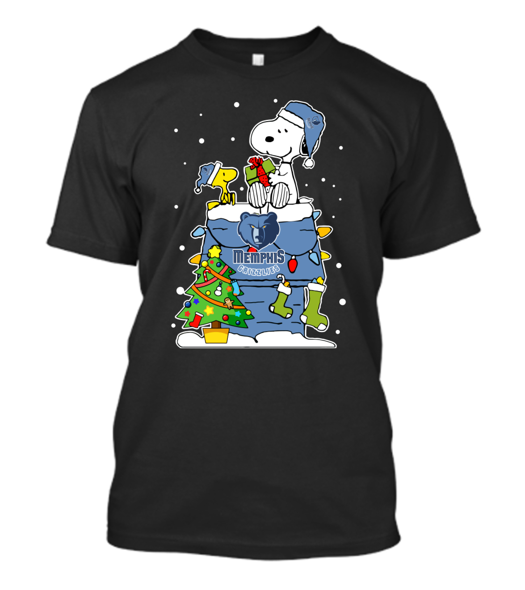 Memphis Grizzlies Snoopy Christmas Cheer T-Shirt