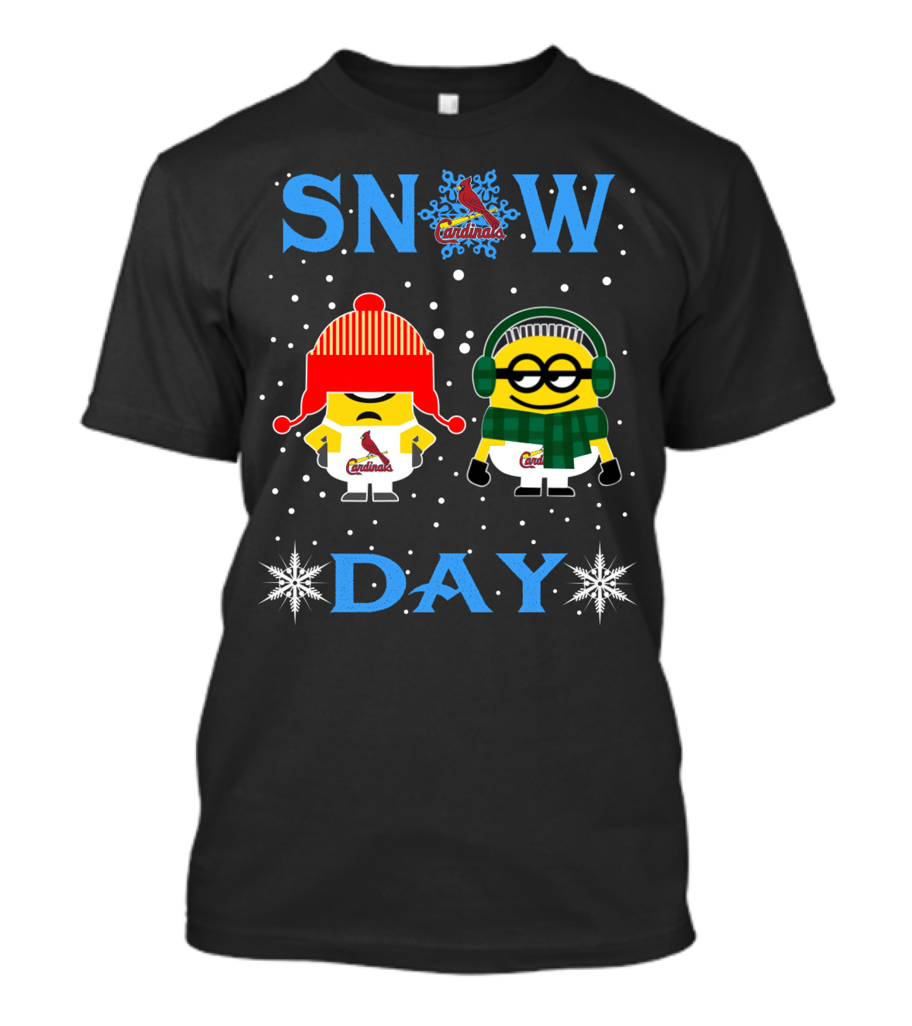 St. Louis Cardinals Minion Snow Day Fun T-Shirt