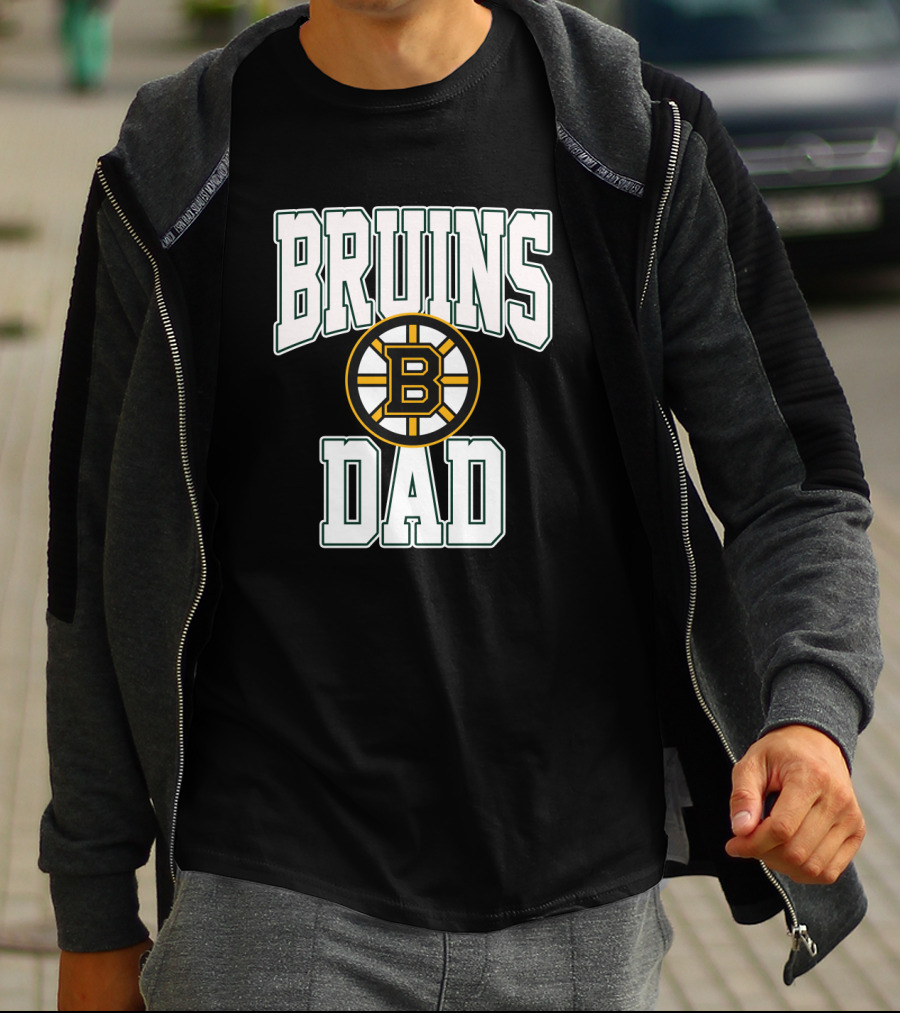 Bruins Dad Boston Hockey Team Fan T-Shirt