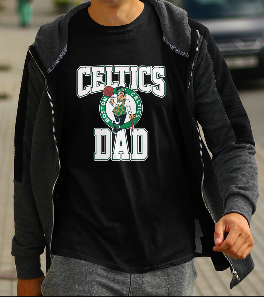 Boston Celtics Dad Father's Day Celebration Celtics T-Shirt