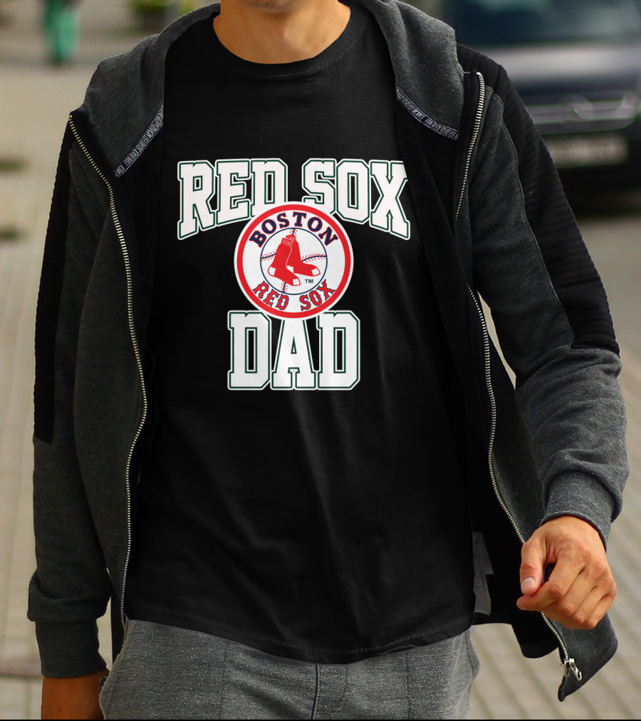 Boston Red Sox Dad Baseball Fan T-Shirt