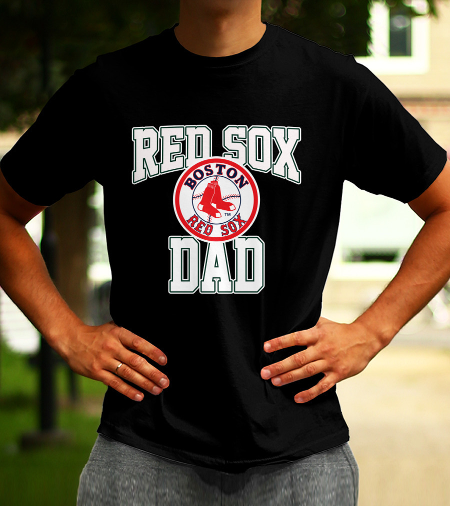 Boston Red Sox Dad Baseball Fan T-Shirt