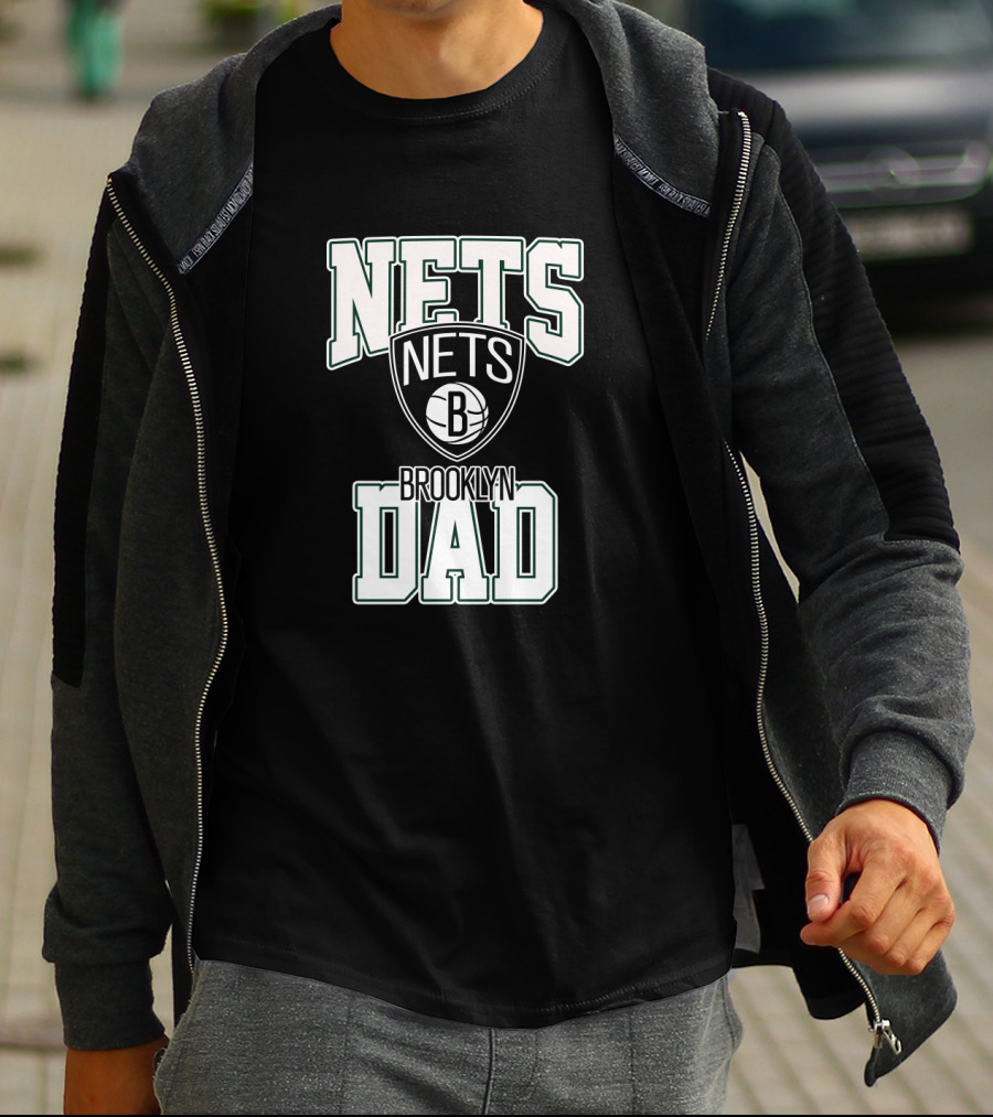 Nets Brooklyn Dad Father's Day Basketball Fan T-Shirt