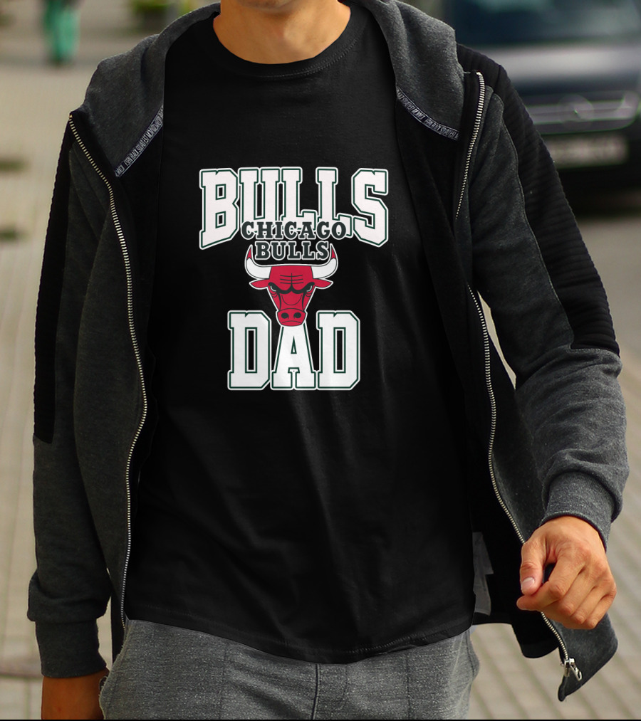 Chicago Bulls Dad Father's Day Bulls T-Shirt