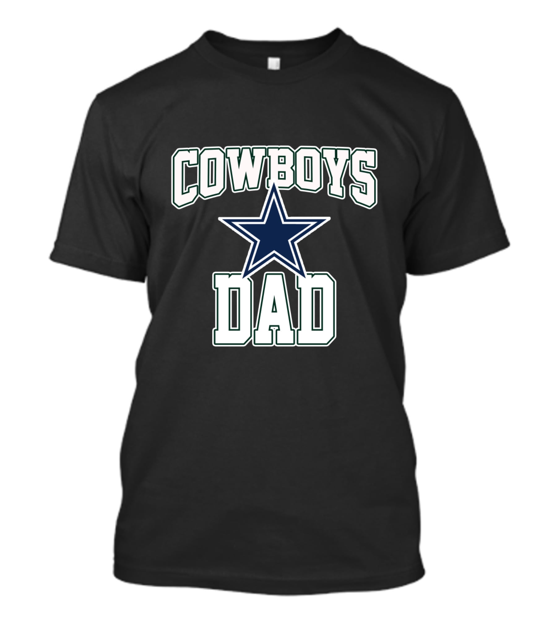 Dallas Cowboys Dad Father's Day Star T-Shirt