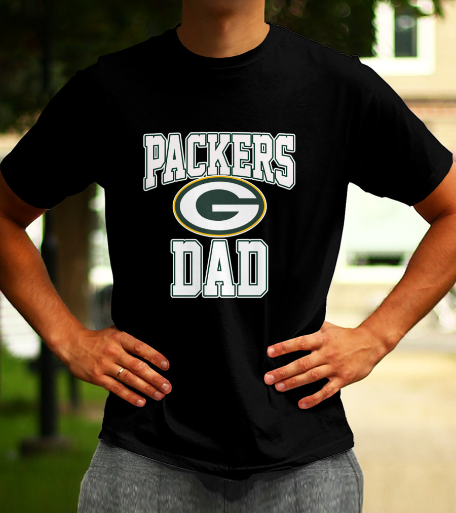 Packers Dad Green Bay Father's Day T-Shirt