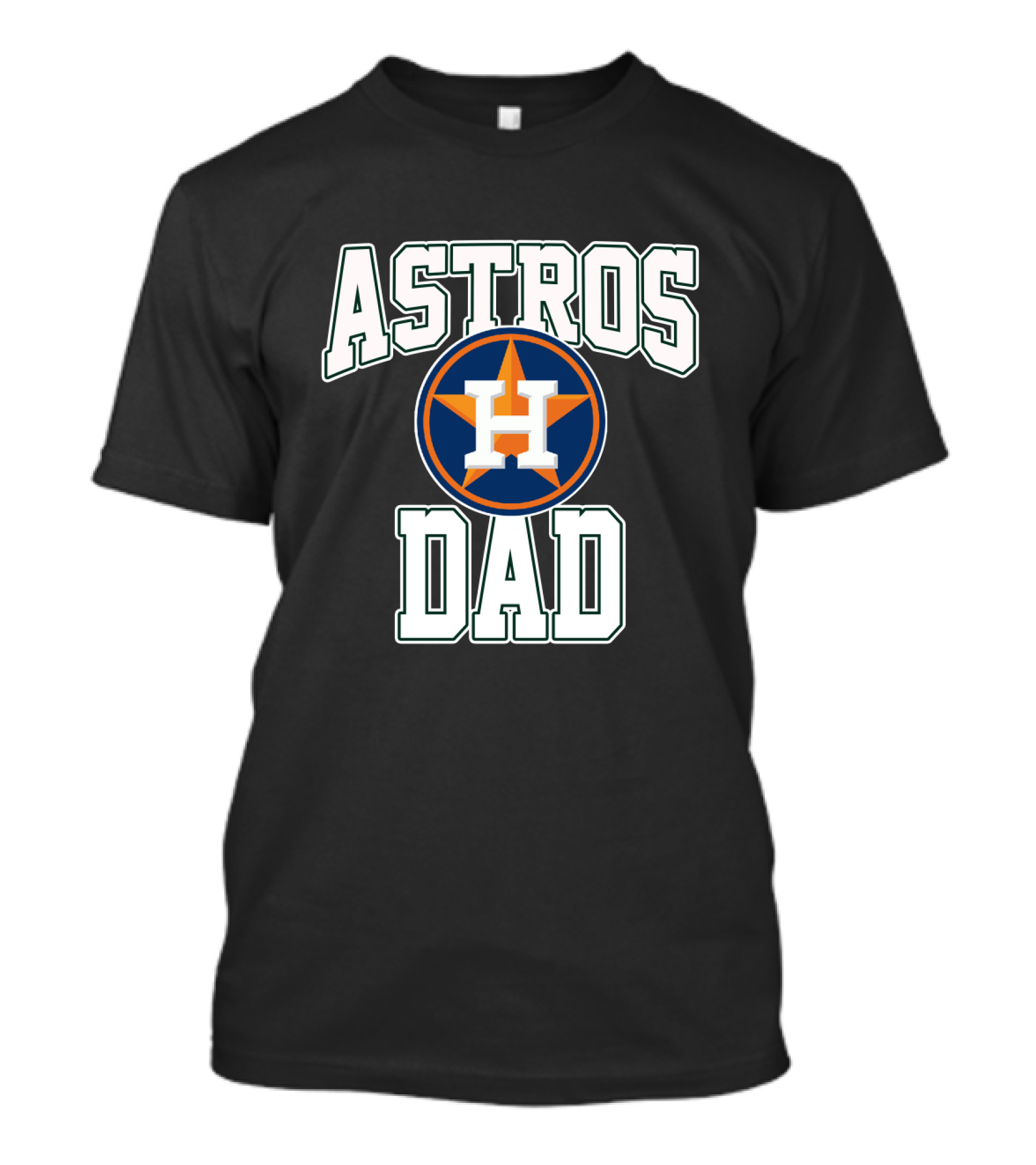 Astros Dad Houston Father's Day Gift Idea T-Shirt