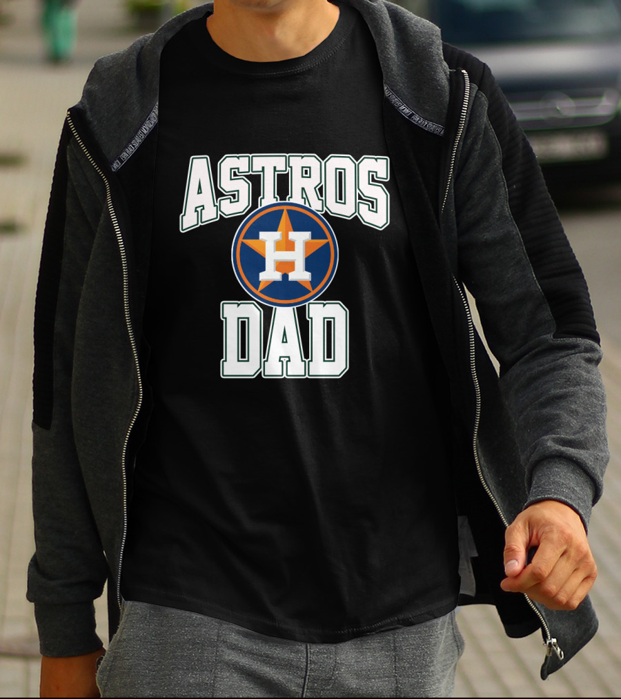 Astros Dad Houston Father's Day Gift Idea T-Shirt