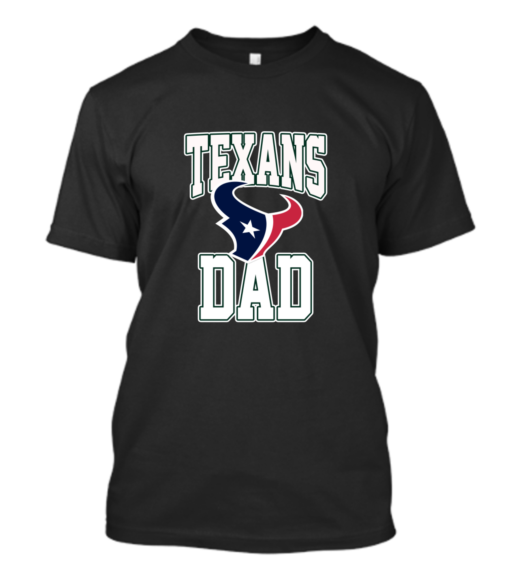 Houston Texans Dad Father's Day T-Shirt