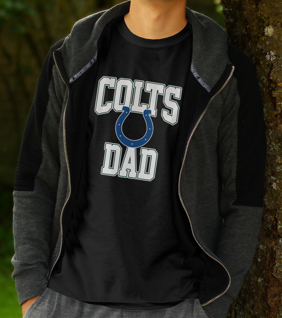 Indianapolis Colts Dad Father's Day Gift T-Shirt