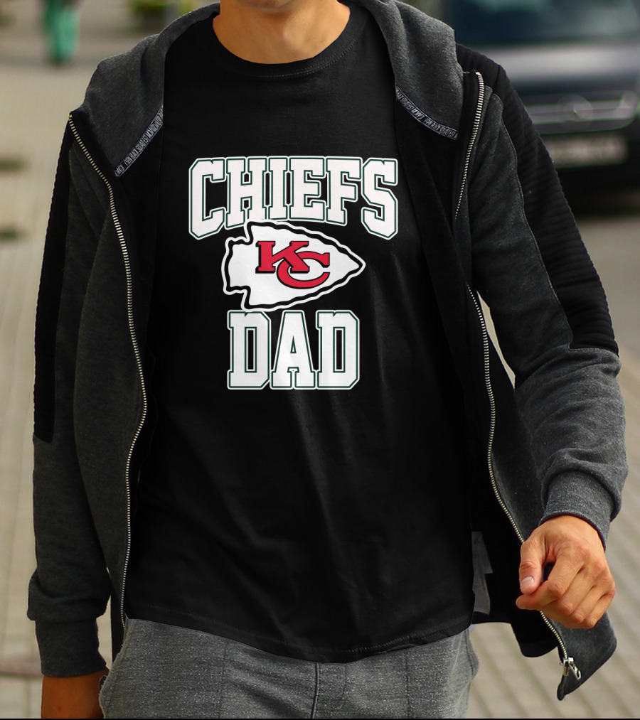 Chiefs Dad Kansas City Father's Day T-Shirt