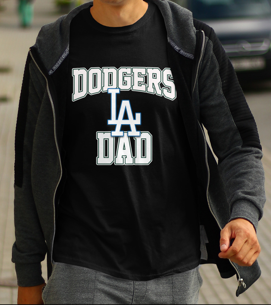 Dodgers LA Dad Baseball T-Shirt