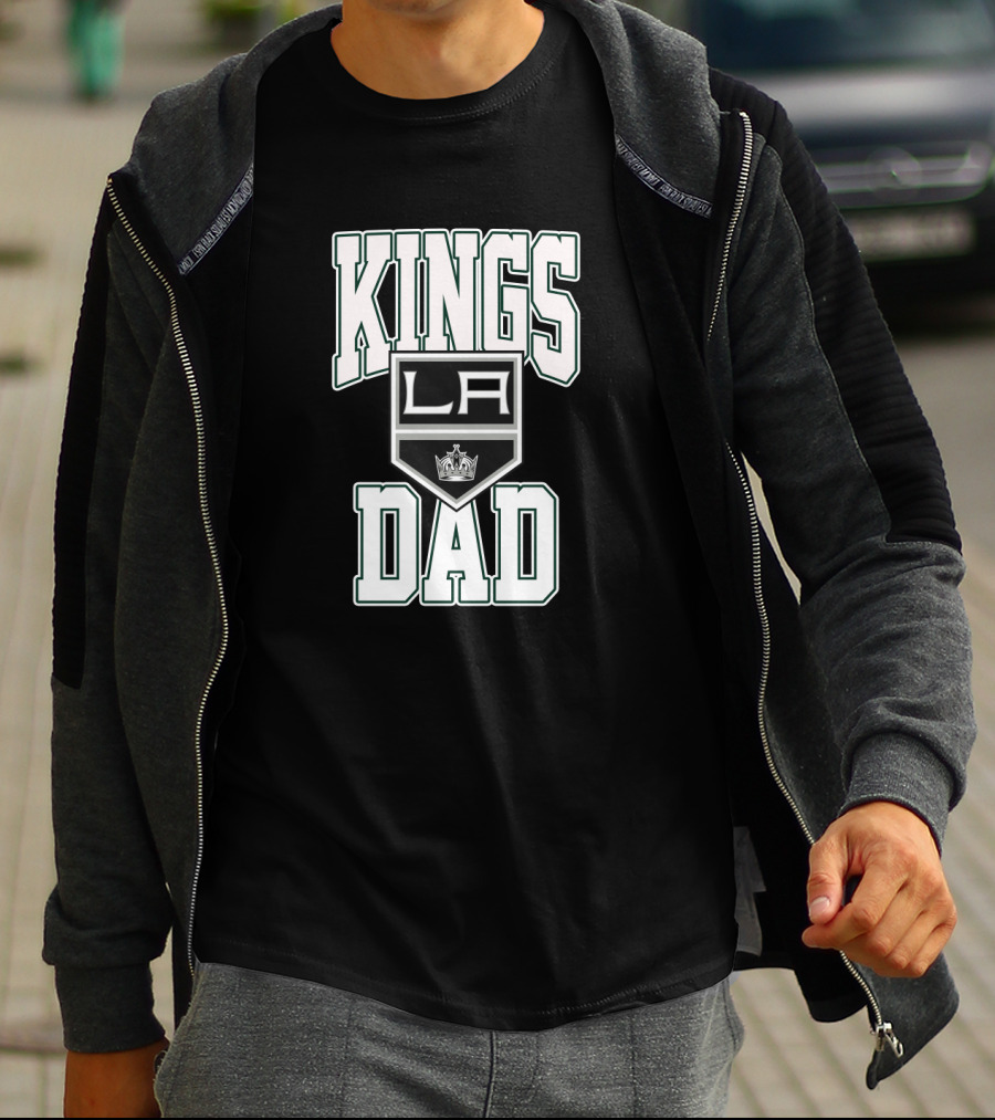 Kings Dad LA Hockey Fan T-Shirt