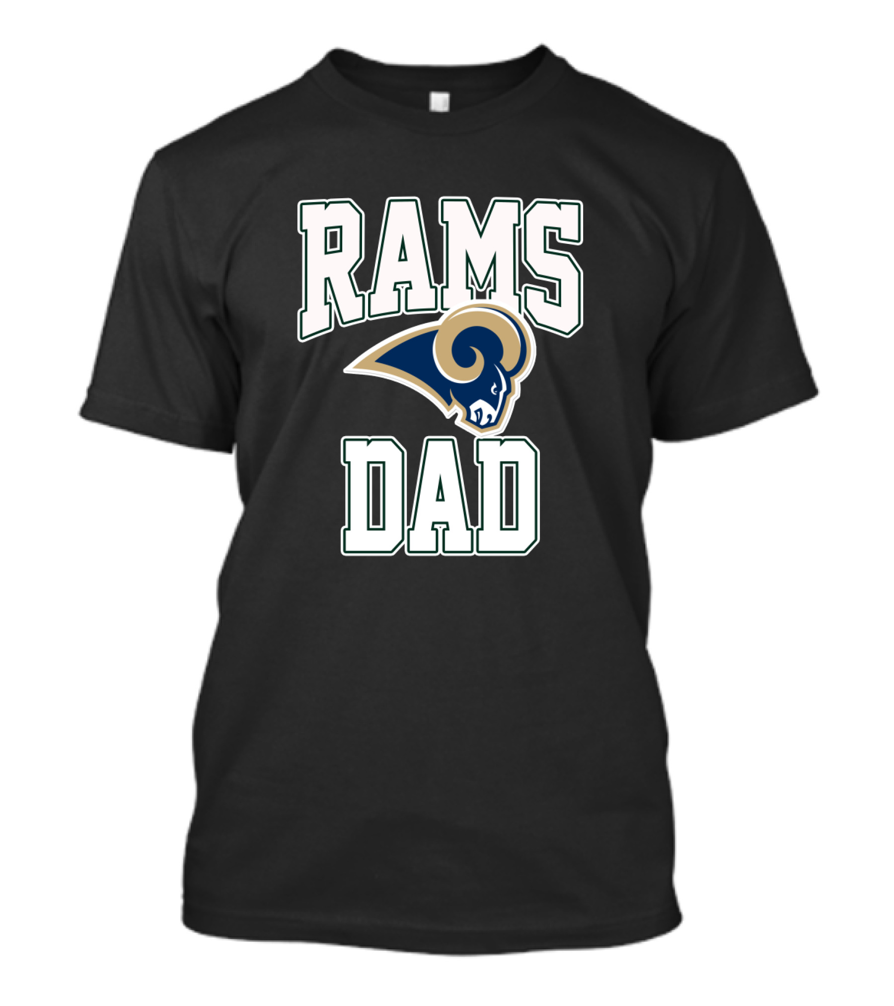 Los Angeles Rams Dad Father's Day Fan Gear T-Shirt
