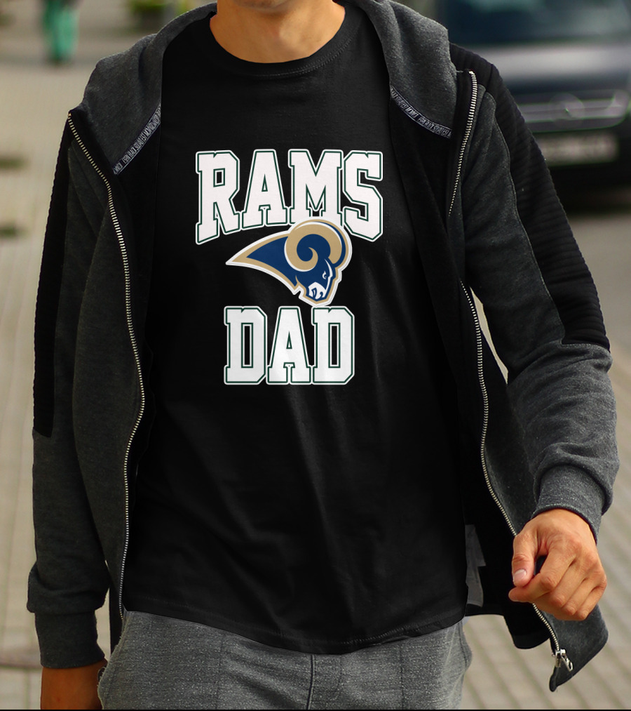 Los Angeles Rams Dad Father's Day Fan Gear T-Shirt