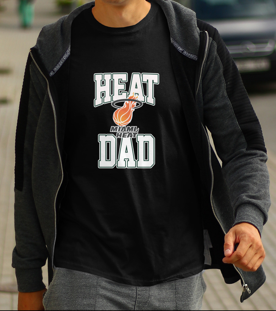 Miami Heat Dad Best Father's Day Gift T-Shirt