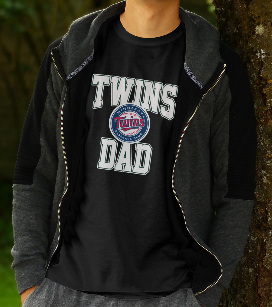 Minnesota Twins Baseball Club Dad Fan Twins T-Shirt