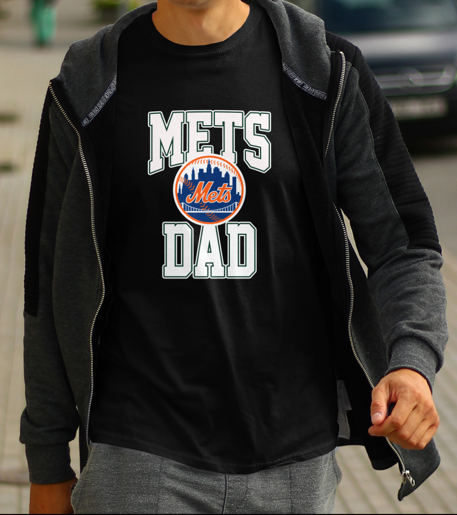 New York Mets Dad Baseball Fan Tee With Iconic Team T-Shirt