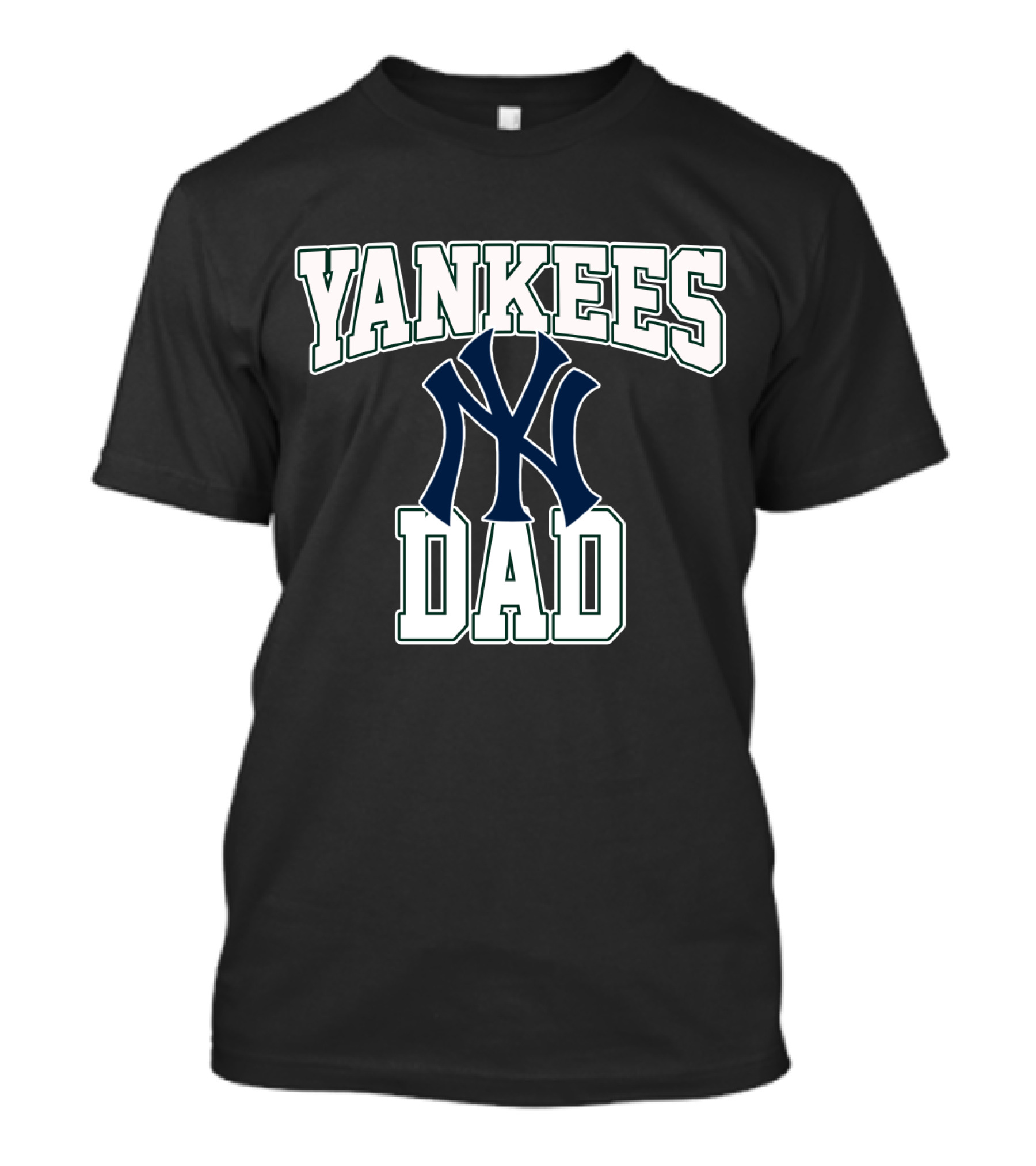 Yankees Dad New York Yankees Fan Apparel Iconic Dad Champion T-Shirt