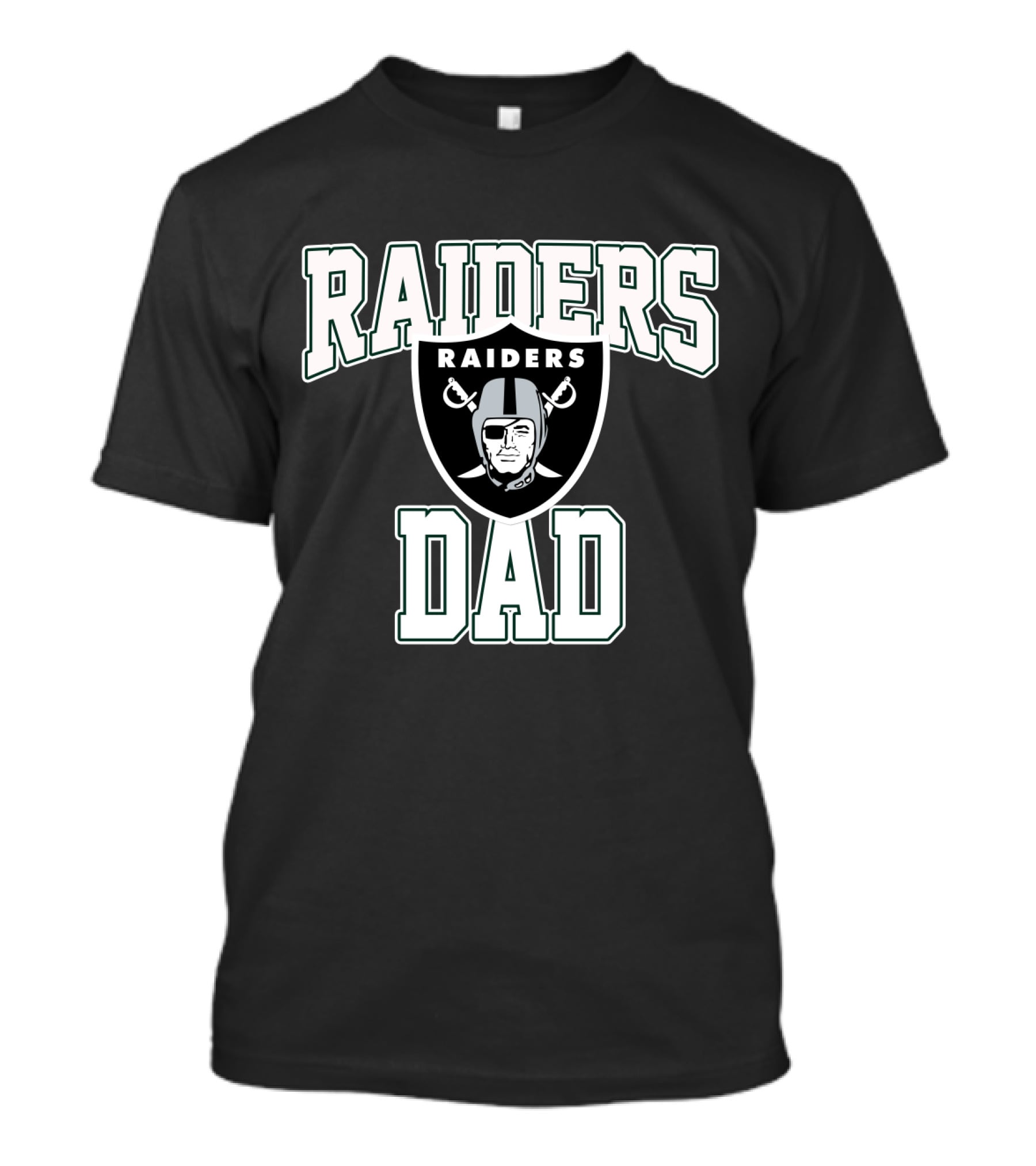 Raiders Dad Father's Day Oakland Football Fan T-Shirt