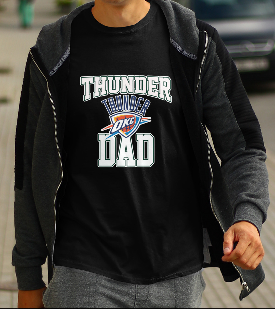 Oklahoma City Thunder Okc Best Dad Father's Day T-Shirt
