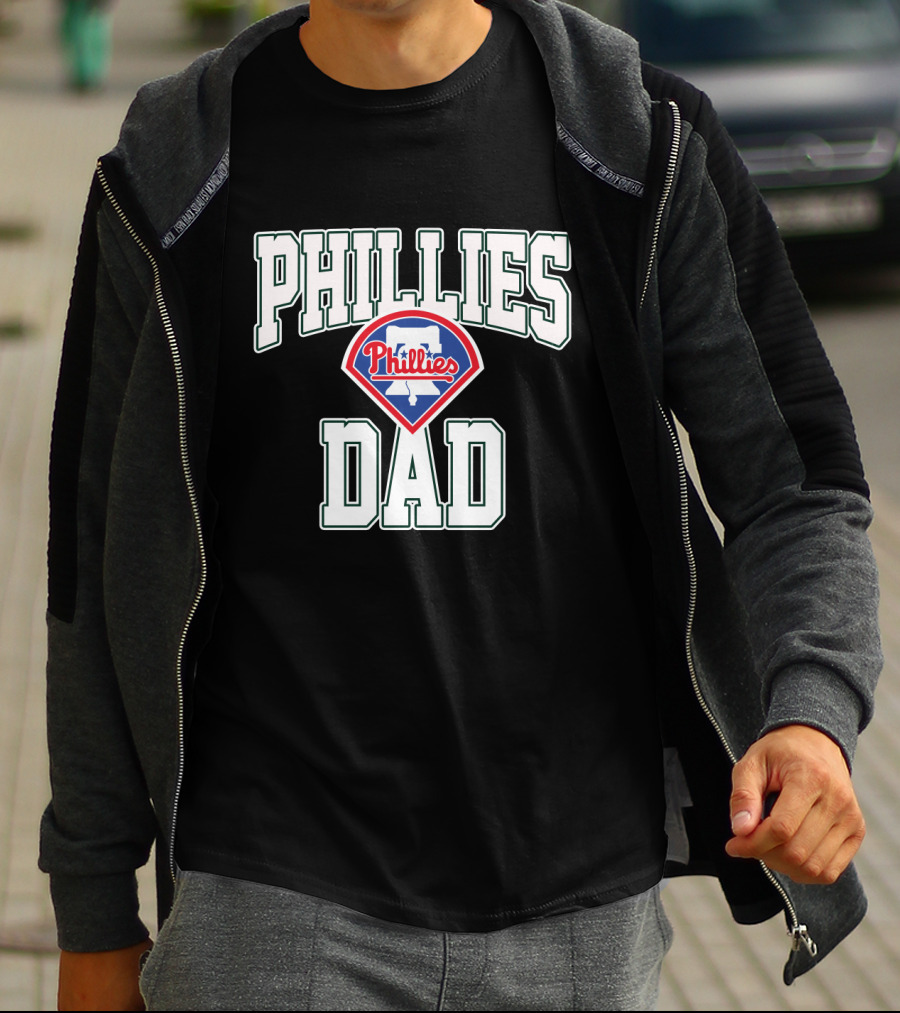 Phillies Dad Philadelphia Phillies Baseball T-Shirt