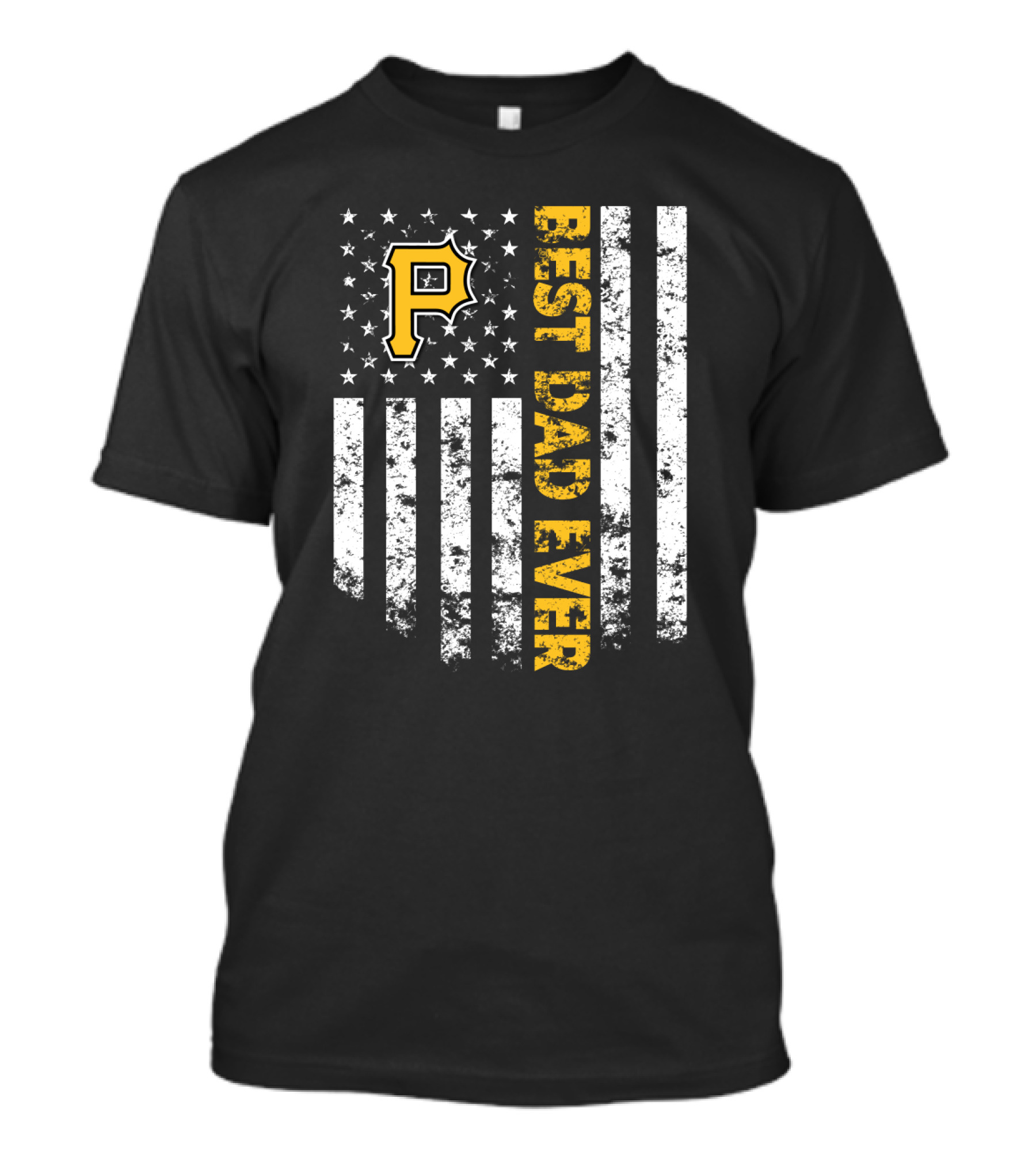 Best Pittsburgh Pirates Dad Ever Flag T-Shirt