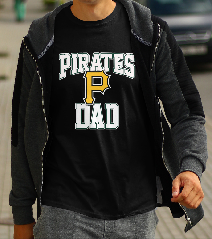 Pirates Dad Pittsburgh Pirates P Logo Baseball Team T-Shirt