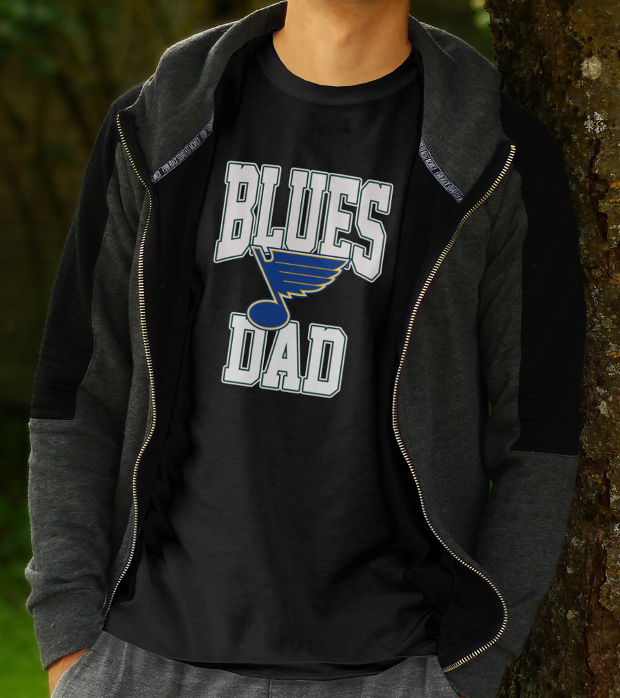 Blues Dad St Louis Hockey Team T-Shirt