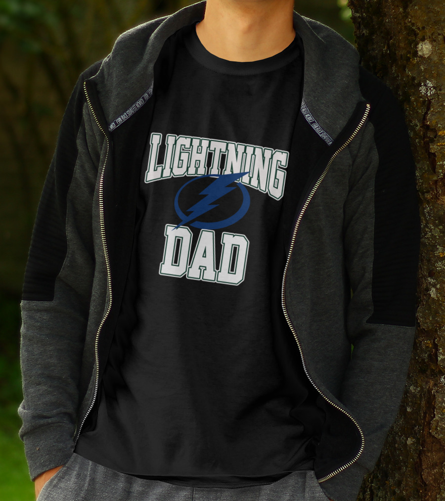 Lightning Dad Tampa Bay Lightning Supporter T-Shirt